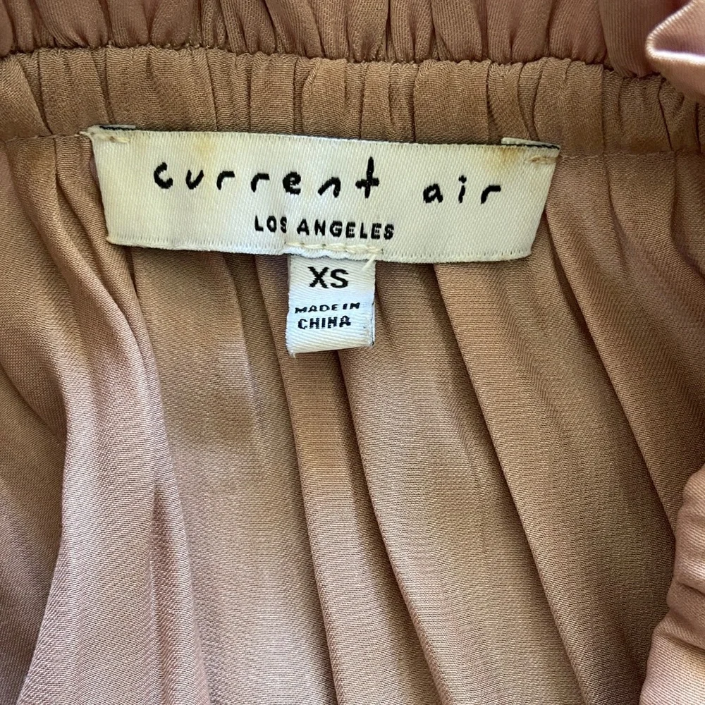 Anthropology Current Air Blush Pleated Mini Dress XS - Picture 4 of 14